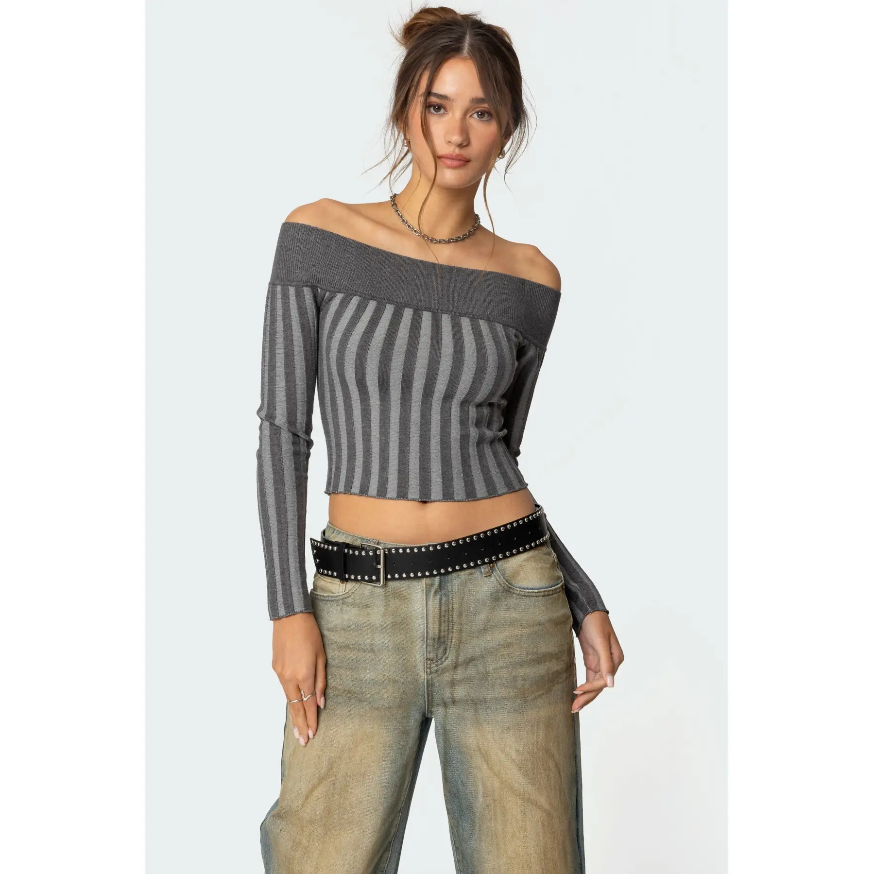Daren Off Shoulder Knit Top