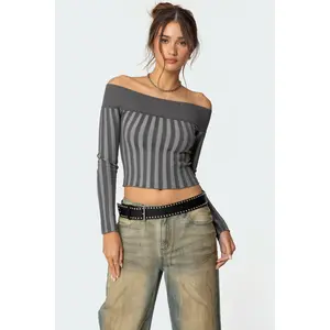 Daren Off Shoulder Knit Top