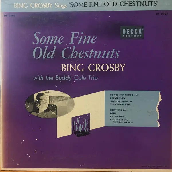 Bing Crosby With The Buddy Cole Trio - Some Fine Old Chestnuts (Very Good (VG)) Pop (10", Ric)