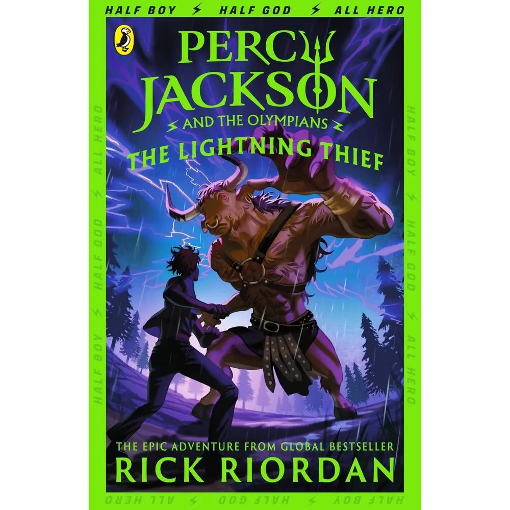 USED Book - Percy Jackson and the Lightning Thief (Book 1) by RICK RIORDAN (Paperback) - english
