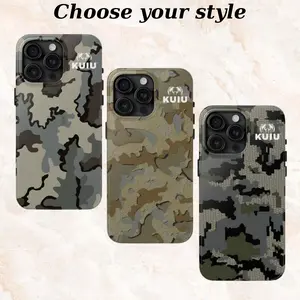 Kuiu Pattern Hunting Camouflage Tough Phone Case, Rain Forest Kuiu Phone Cover For iPhone 17/16/15/14/13/12/11/X, Gift For Dad