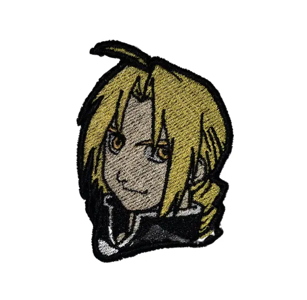 Steampunk Alchemist Hero Embroidered Patch – Anime Inspired Science Mage Iron-On Badge