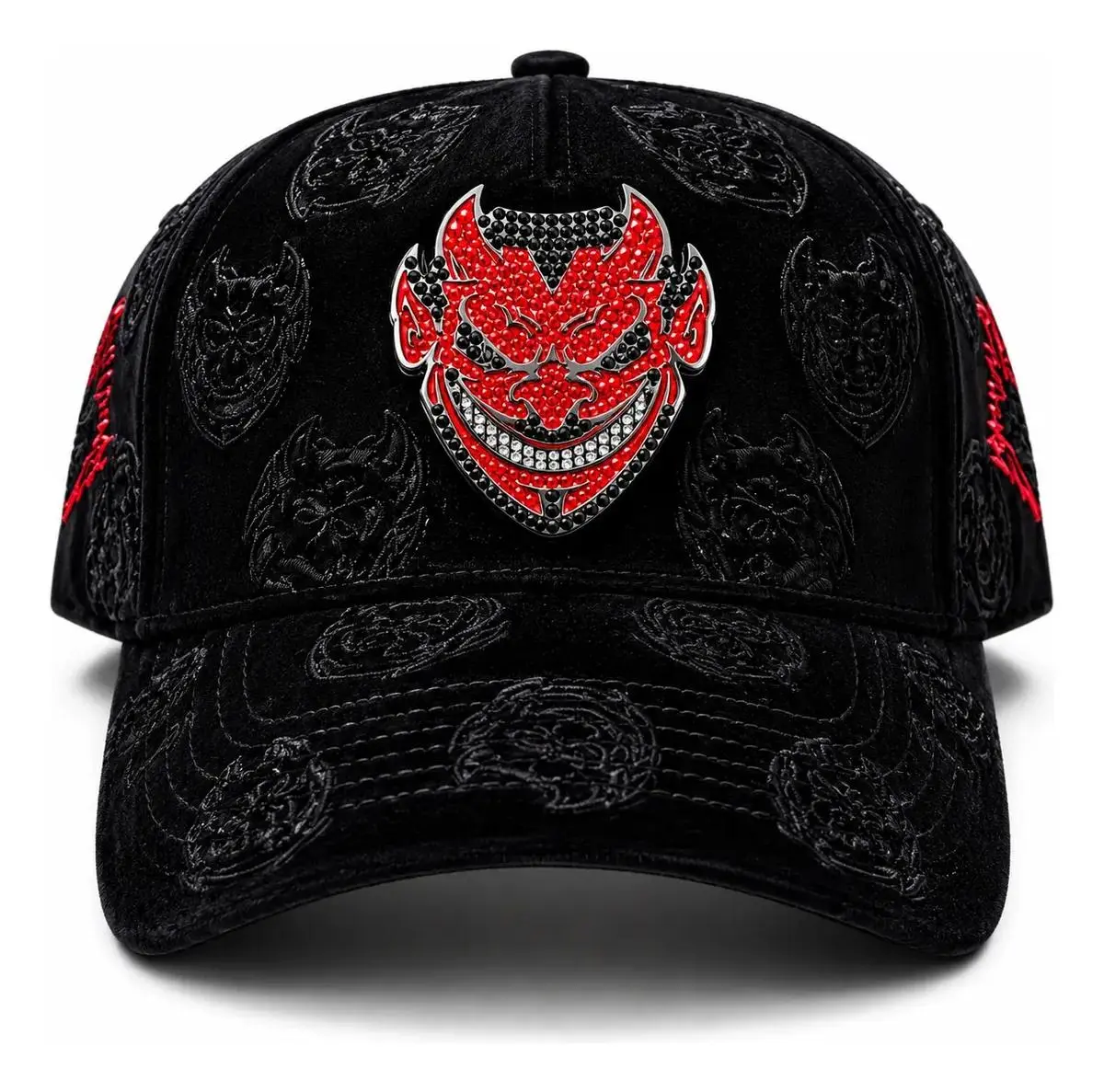 G5 Premium Black Adjustable Cap, Lucifer Diablo Chuckyhats
