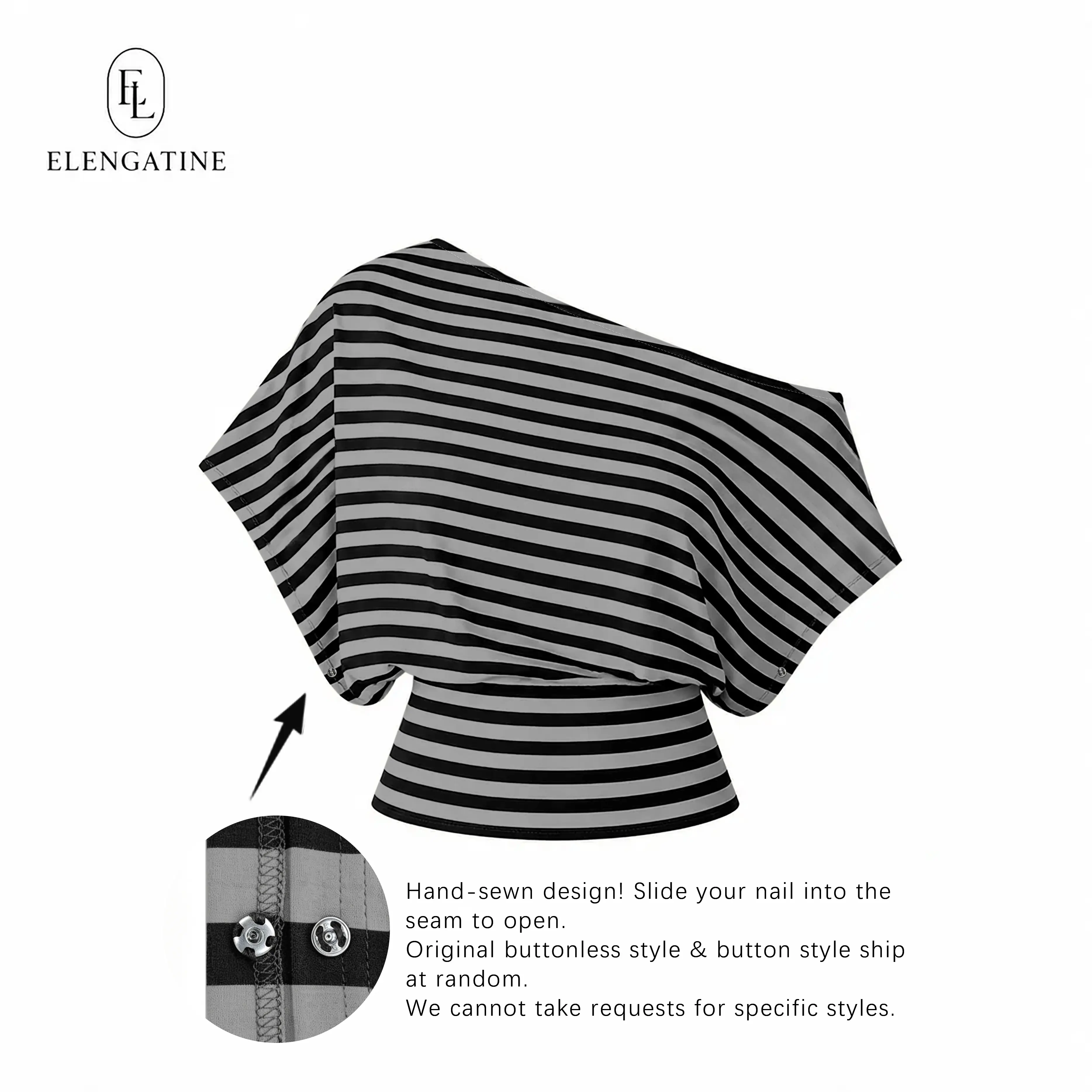 Black and Gray Striped