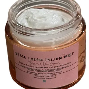 Grace & Glow - Whipped 100% Grass-Fed Beef Tallow|Face & Body Cream|Blossom N Vine Organics