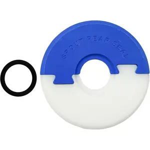 Bathtub Spout Pipe Seal, Block Water from Passing Through Finished Wall, Tub Spout Water Leakage Disc Seal, Bath Wall Waterproof Protection for 1/2" 0.63in (16mm) Copper Pipe