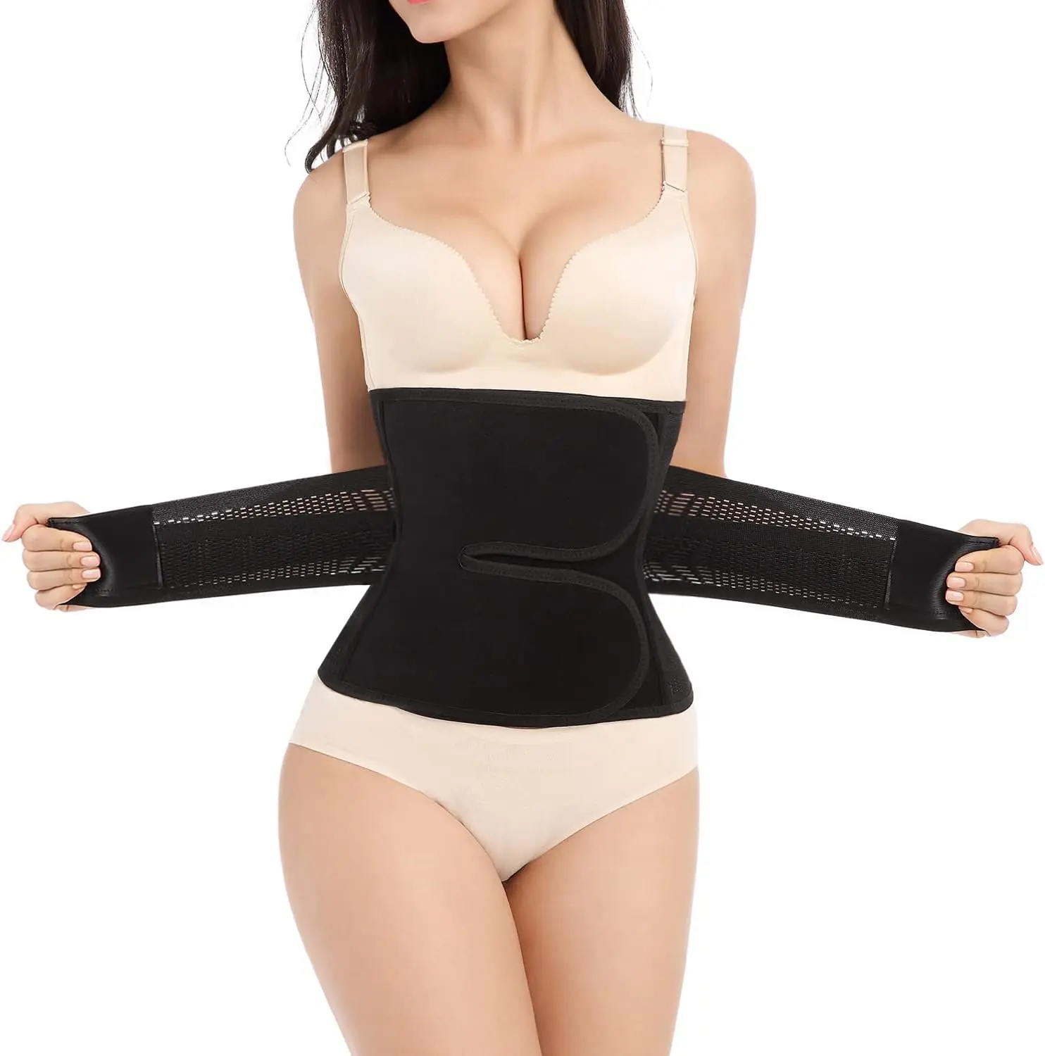 3 in 1 Postpartum Belly Band - C-Section Waist Trainer & Tummy Control Body Shaper - Recovery Belly/Waist/Pelvis Belt For Tighten Loose Skin