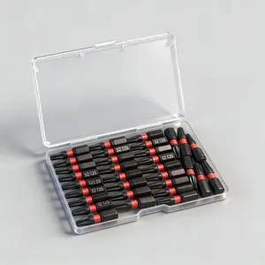 Impact Torx Bit Set, 32-Piece T25 Magnetic Screwdriver Bits, Cnc Machined Tips, S2 Steel Long Torque Star Bits, Storage Box Included, Tool Box