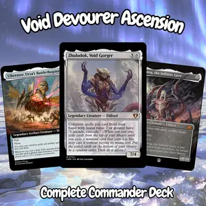 Void Devourer Ascension Commander 100 Card Deck + Tokens | EDH Proxy
