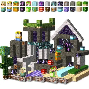 Dark Castle Building Blocks Set, Creative Building Block, Sensory Integration Stem Montessori Toy for Kids Aged 3-5, Fun Educational Game, Dark Color Design, Boys & Men gifts