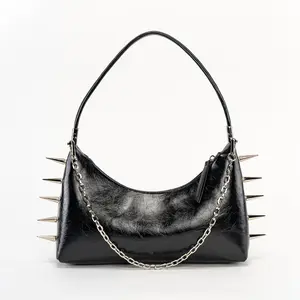 Spiked 3 in 1 Convertible Shoulder Bag