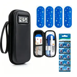 Insulin Cooler Travel Case with Temperature Display - Refrigerated  Cooler Travel Case Diabetic Travel Case BY