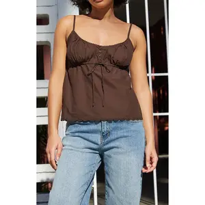 John Galt Women's Brown Tiffany Tank Top
