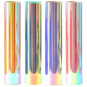 DIY Holographic Permanent Vinyl Bundle for Cups & Car Decals – 4 Sheets 12"x10"