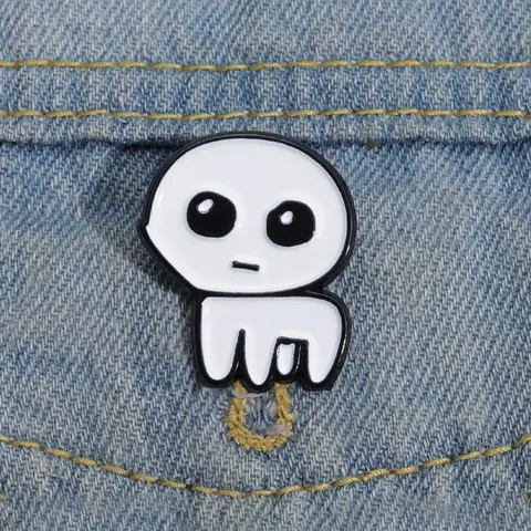 Cartoon Tbh Creative Design Brooch, Cute Brooch, Fashion Accessories for Women & Men, Trendy All-match & Exquisite Brooch for Birthday Gift, Clip, Alloy Brooch Pin