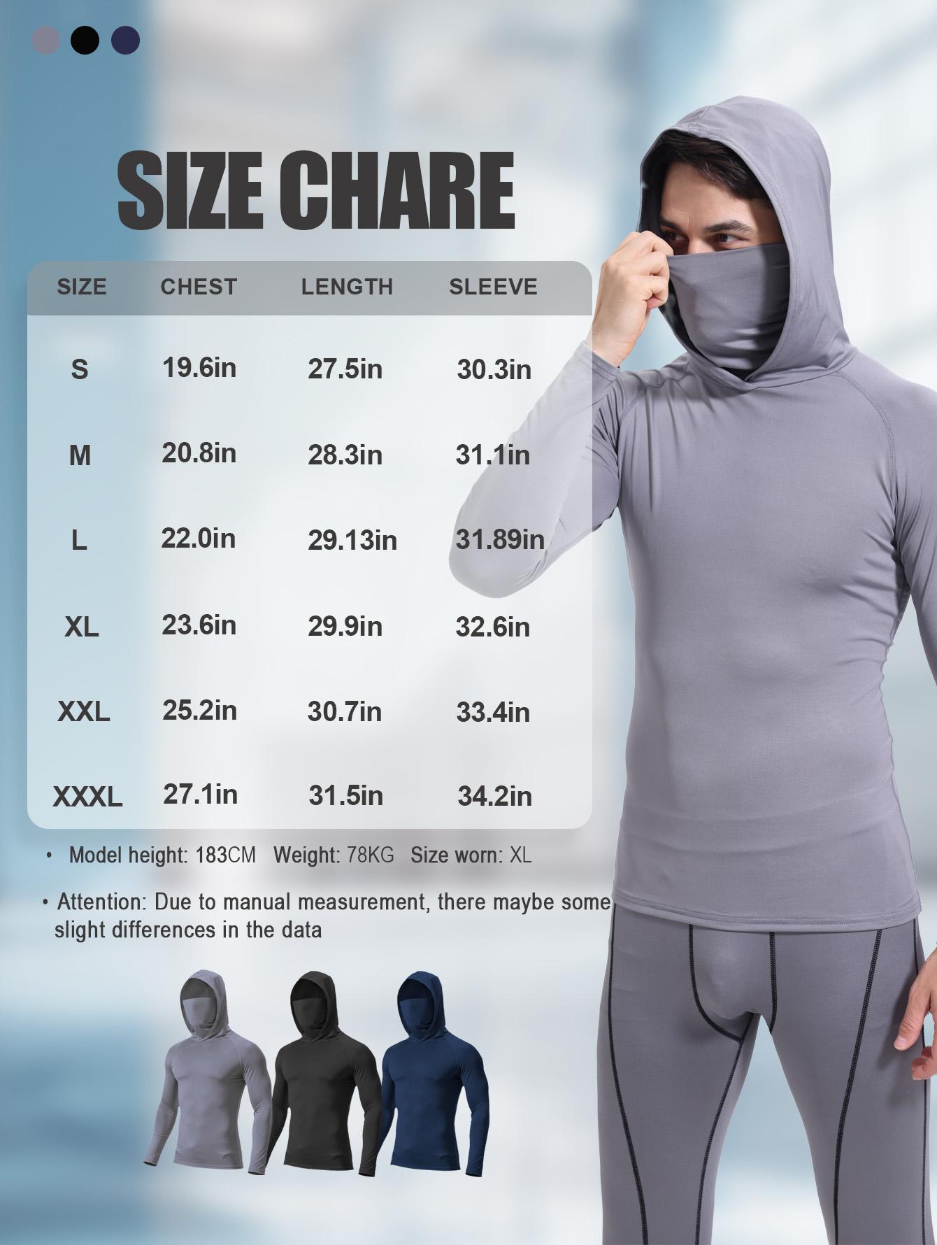 6-Pack Men's Sun Protection Hoodie with Face Mask, Lightweight Breathable Work Shirt for Lawn Mowing Gardening, UV Shield Dust-Proof Athletic Hooded Tee,clothes for back to school,first day of school outfits