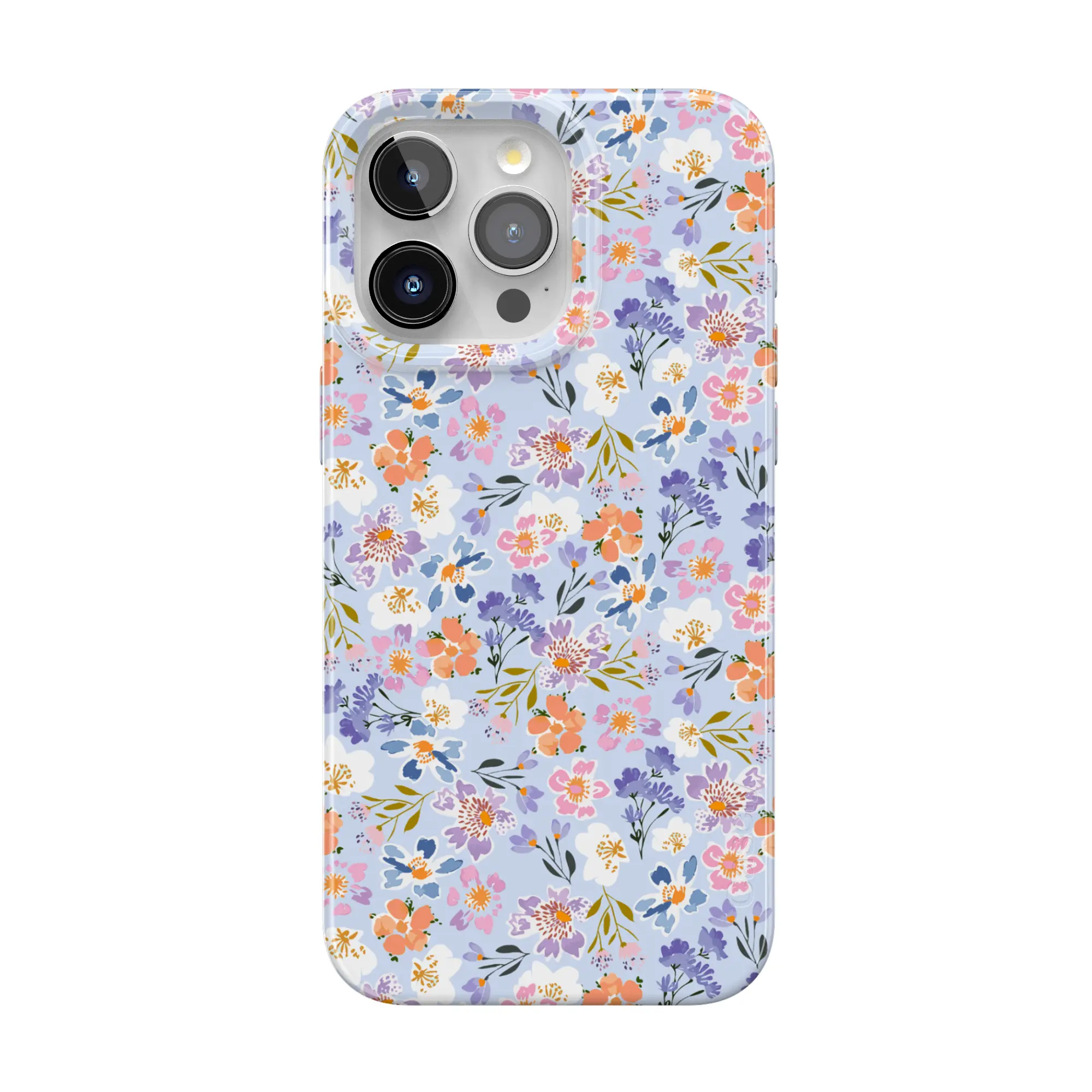 Casely iPhone 14 Pro Case | Poppy Meadows | Pastel Floral | Compatible with MagSafe | Classic Ultra Thin Design