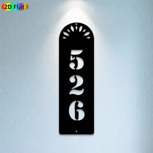 1pc Number 526 Metal Wall Art, Stylish Number 526 Statue Mural, Ideal Gift for New Year, Housewarming, Numerology Enthusiasts, Rust-Resistant Metal Wall Decor Wall Sculptures, Perfect for Home Wall & Garden Fence, Unique Outdoor Decor
