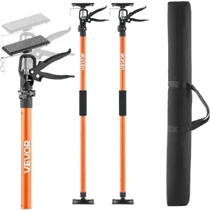 VEVOR Cabinet Jack Support Pole, 4 - Pack, 45.7 - 114.2 Inch Steel Telescopic Quick Support Rod, Adjustable 3rd Hand System up to 154 lbs Capacity for Installing Cabinets, Lifting Drywall, Cargo BarsVEVOR Super Brand Day
