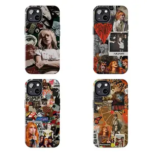 Paramore Band Collage Phone Case For iPhone, Samsung & Google Pixel, Music Rock Band Cover Cellphone, Gift For Fans, All We Know, Riot!