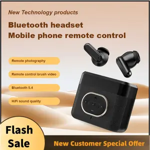 DMOOSTER Bluetooth Headphones Wireless Earbuds 48 hrs Playtime OWS Smart Voice Assistant Headset, Dynamic Stereo Sound Earbuds with ENC Call Noise Canceling Mic Audio Electronic Black headphone for bette