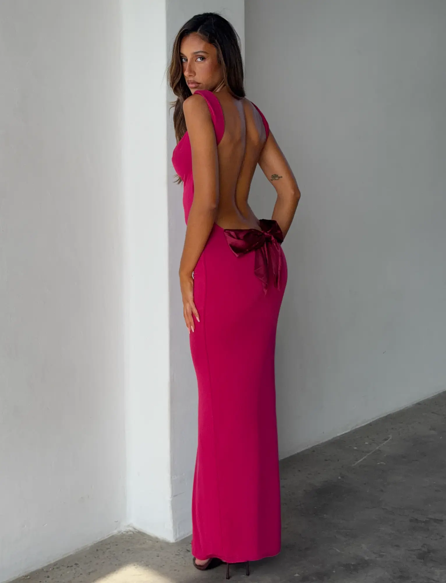 ZITA DRESS - RED : SALSA : DEEP RED