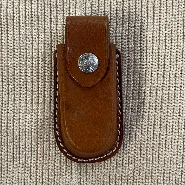 Leather Knife case / Estuche de piel para navaja   L4” =w2”