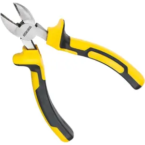 Diagonal  Pliers 6 Inch Diagonal Cutters Wire Cutters Durable Nickel Chromium Steel Construction for Electricians and Homes