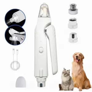 2-in-1 Pet Nail Clipper&Grinder - Multifunctional Dog Nail Trimmer & Cat Nail Clipper Kit, Suitable for Small & Large Dogs & Cat Grooming