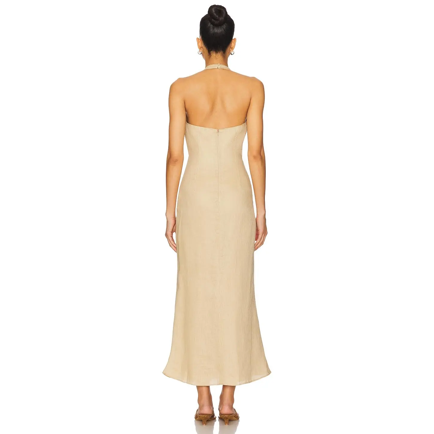 Bardot x REVOLVE Paola Halter Linen Midi Dress in Sand - TikTok Shop Bardot x REVOLVE Paola Halter Linen Midi Dress in Sand - TikTok Shop