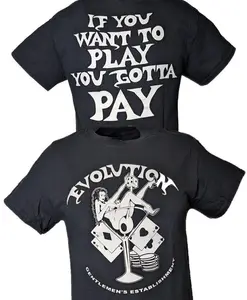 Evolution Pay to Play shirt Randy Orton Batista Triple H Ric Flair