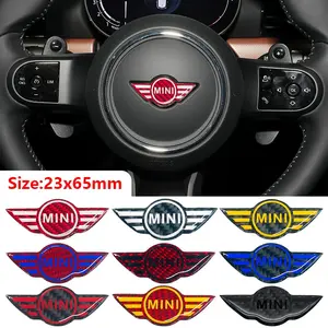 1pcs Mini Car Steering Wheel Decoration Sticker for Cars, Scratch-Resistant Wear-Proof Decal, Personal Style Accessory for Mini Cooper Models