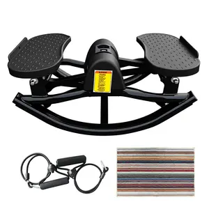 Swing Stepper Machine for Home Aerobic Fitness, Waist & Legs Target, Compact Foldable Quiet Design, Whole Family Suitable Exercise Equipment, Indoor Workout Stepper, Living Room Table for Sofa Side, Bedroom, Office, Apartment and Home Decor