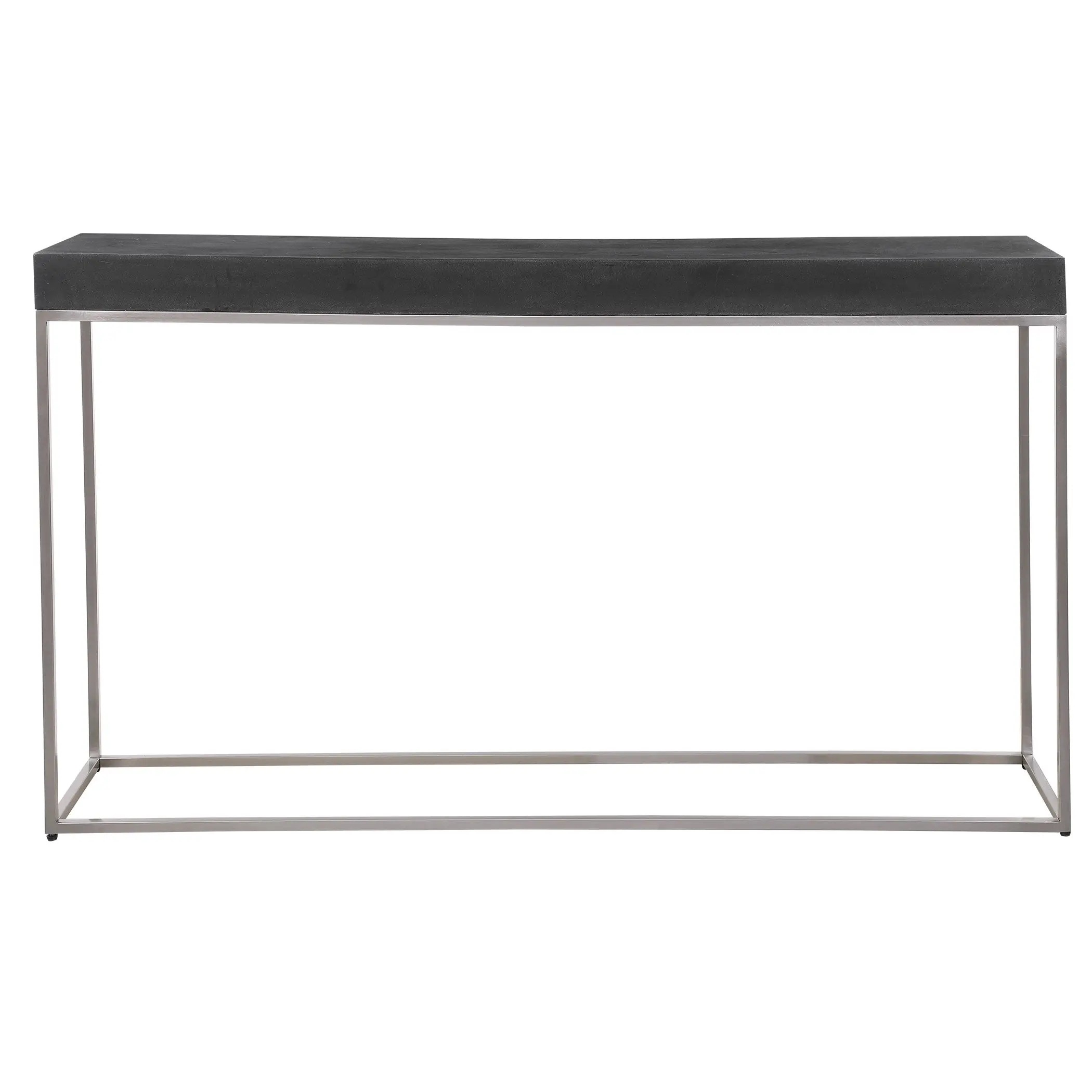 Uttermost 24974 Jase Black Concrete Console Table