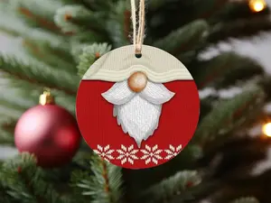 Gnome Metal Flat Ornament