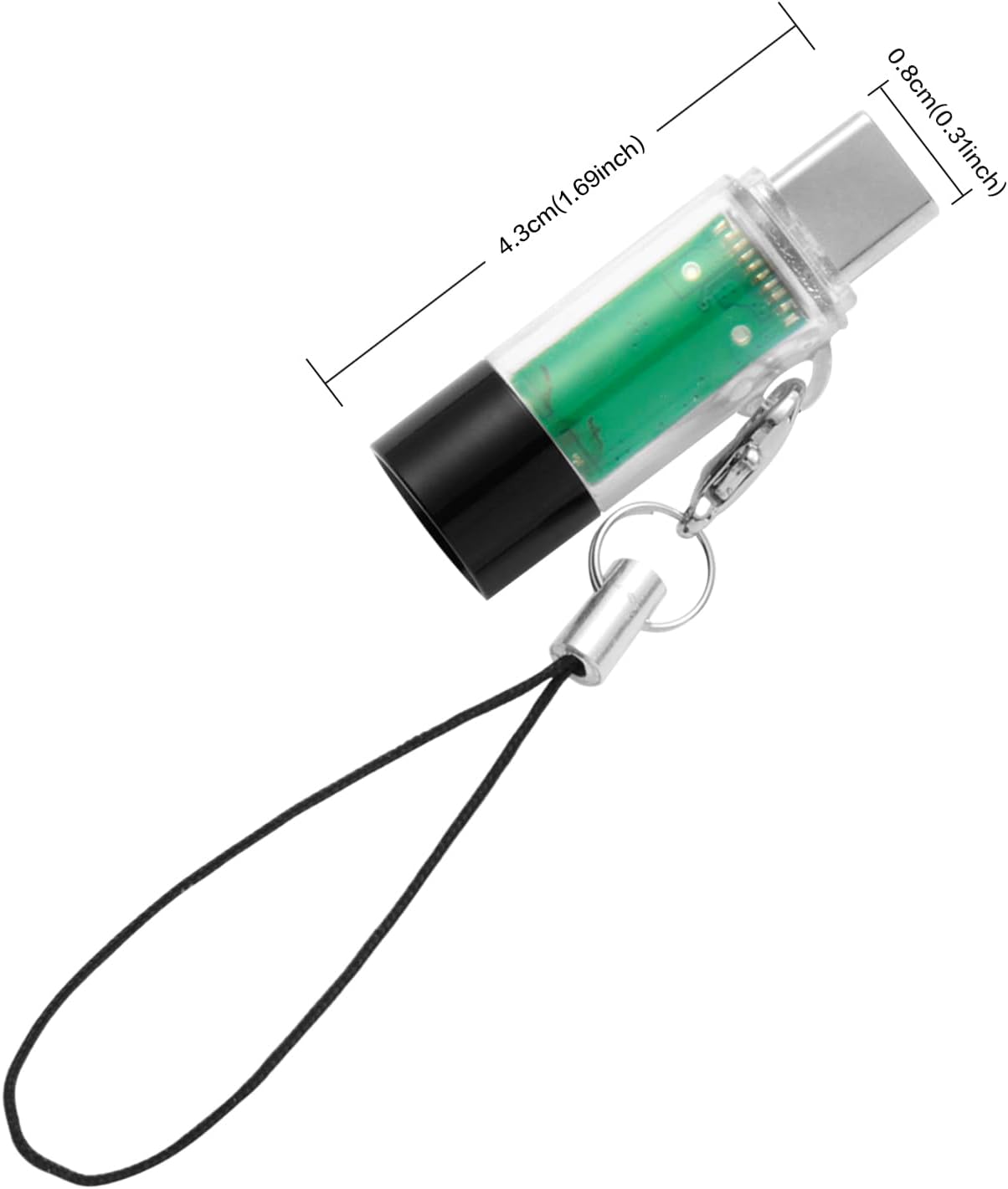 USB-C Electric Lighter.Windproof Waterproof.Phone or Power Bank Powered, mini, Lightweight, Activated by plugging into Power Source, Automatically Turns Off After 10 Seconds(Not For Samsung)