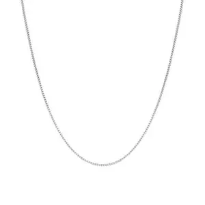 Stately Steel 1.5mm Box Chain Necklace