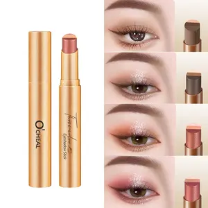 Latte Makeup 3-in-1 Glitter Shimmer Eyeshadow Stick | Effortless Glow Pearlescent Shimmer for Eyes & Highlight | Lazy Girl Must-Have