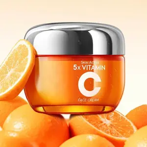 Korean Face Cream Infused with Vitamin C, Hydrating & Mild Moisturizer, Nourish Skin and Smooth Fine Lines for Daily Skincare