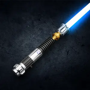 SUPERNEOX OBI Style Baselit Heavy Duel Lightsaber USB C Rechargeable 16 Sound Fonts Smooth Swing Motion Control Collectible Saber for Fans and Cosplay