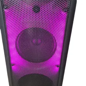Fuzix Karaoke Speaker with LED Lighting, Ideal for Audio & Smartphone Use, Versatile Design for Stage and Audio Activities - Device