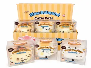 Cutie Bun Squishy Collection Slow Rising Kawaii Stress Relief Toy Soft Scented Sensory Fidget Gift
