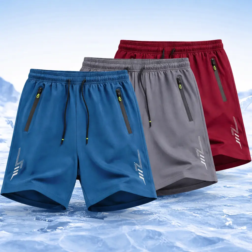 Navy blue + gray + red