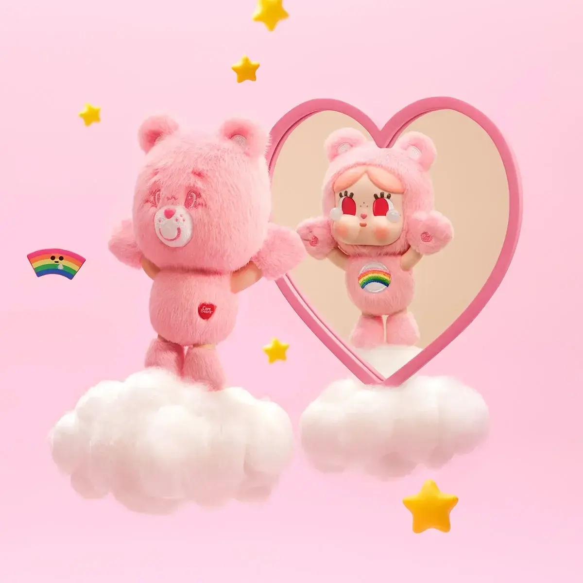 POP MART CRYBABY × Care Bears Series Vinyl Plush Pendnat Blind Box