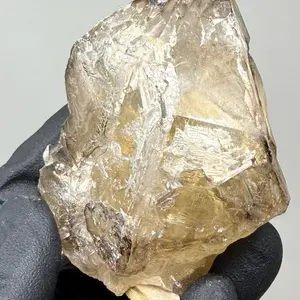 2.25” Rare Natural Alligator Citrine Specimen - Elestial Citrine & Smoky Quartz