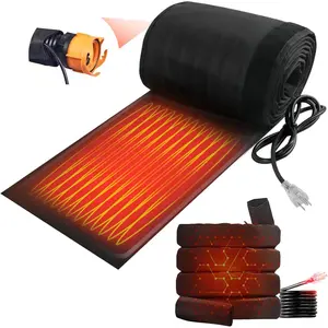 15FT Heated RV Sewer Hose Sleeve, 1.9M Grounded Power Cord, IPX6 , with Auto Thermostat & Overheat Protection, RV Winter Accessories for RV Camper