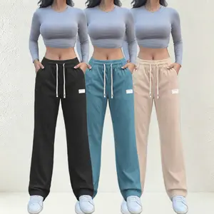 Women’s corduroy casual straight-leg pants in a solid color, featuring a drawstring, retro multi-pocket design, breathable and comfortable—ideal for everyday wear and versatile across all seasons.Summervibes