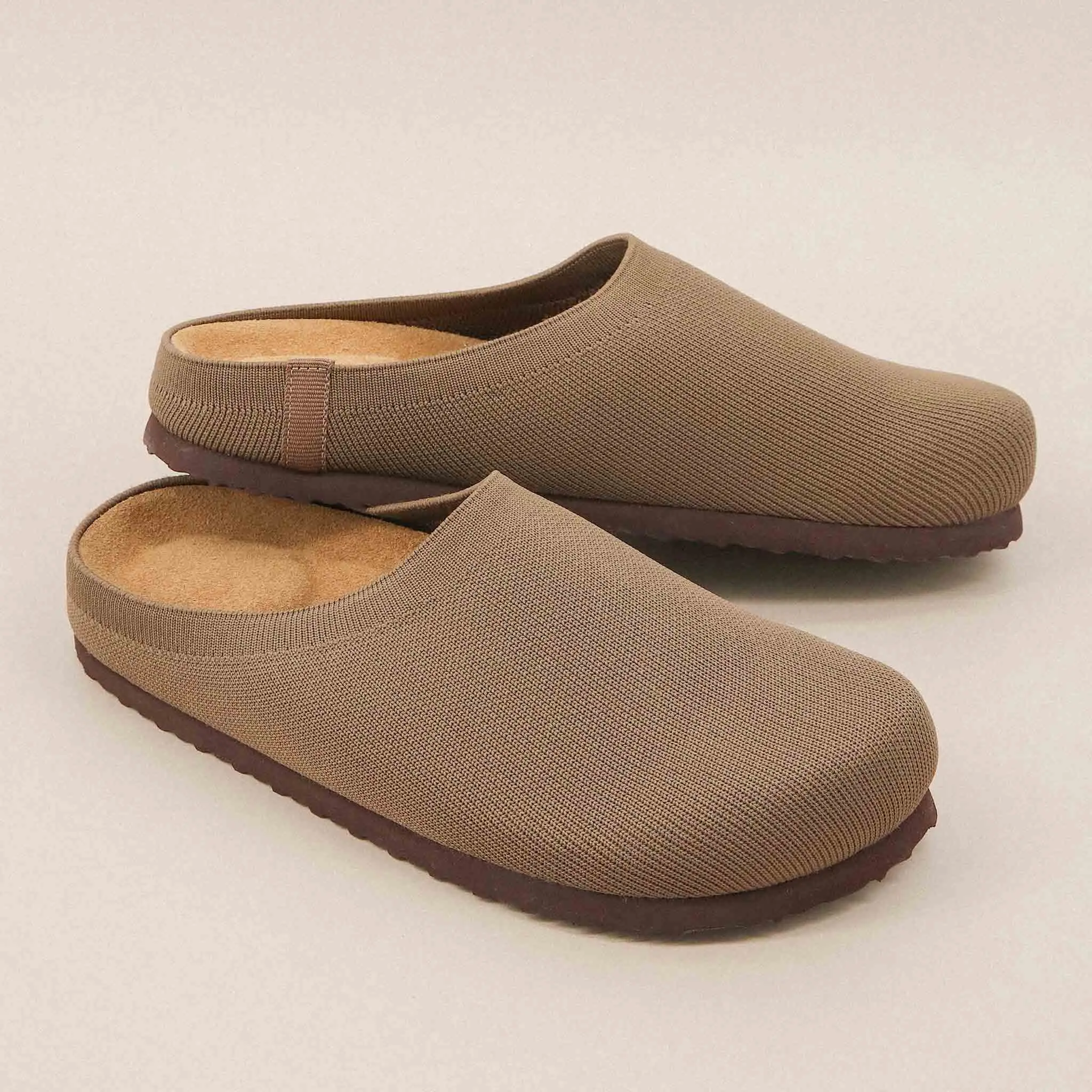 Cushionaire Women's Sils Knit Cork Footbed Clog