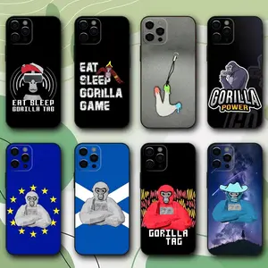 Monkey G-Gorilla TagS Game Phone Case For iPhone 16,15,14,13,12,11,Pro,X,XS,Max,XR,Plus,Mini Soft Black Cover Premium Phone Case deals for you