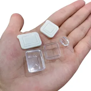 3pcs Miniature Transparent Storage Box Model, 1:12 Scale Dollhouse Accessories, dollhouse miniatures, Ideal for Collectors & DIY Projects, Durable Plastic Material